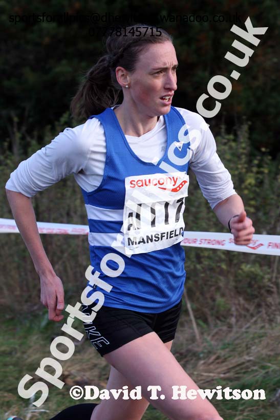 Senior women, 2016 National Cross Country Relays, Berry Hill Park, Mansfield. Photo: David T. Hewitson/Sports for All Pics